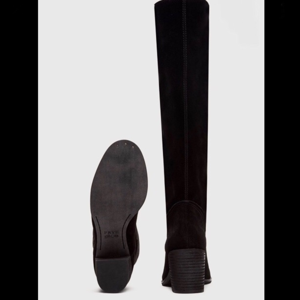 NIB Frye & Co “Phoebe” tall suede slouch boots size 10